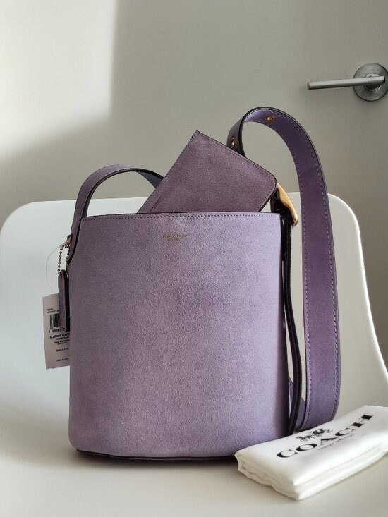 Coach Handbags - NWT Coach Bleecker Bucket 21 in Violet Mist